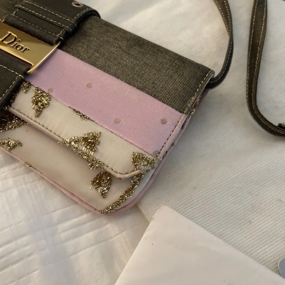 Vintage Christian Dior 2003 Limited Edition Brocade Gold Clutch Handbag Bag Silk - Picture 3 of 7